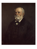 Portrait de Régis Courbet (1798-1882)  père de l'artiste