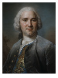 Portrait d'homme au gilet bleu