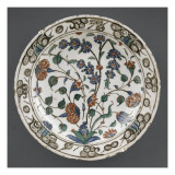 Plat aux trois fleurs