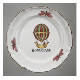 Assiette "bon voyage"