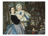 Portrait du marquis et de la marquise de Miramon et de leurs enfants