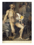 Priam aux pieds d'Achille (esquisse)