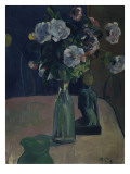 Roses et statuettes