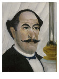Portrait de l'artiste à la lampe