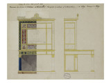 Esquisse pour la décoration du "bureau-secrétaire de Versailles"