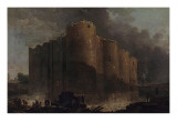 La Bastille  dans les premiers jours de sa démolition