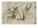 Sainte Claire d'Assise et Saint Louis de Toulouse