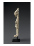 Statuette : homme tenant un tambourin