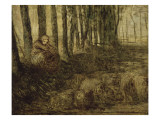 Berg et troupeau (esquisse)
