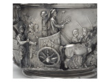 Skyphos : coupe de Boscoréale : triomphe de Tibère  et scène de préparation d'un sacrifice