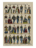 Souverains actuels et grands personnages de l'Europe