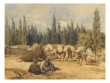 Halte d'une caravane