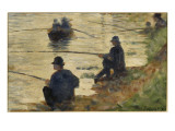 Les pêcheurs à la ligne  étude pour le Grande Jatte