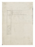 Feuille avec dessins d'ornements