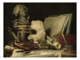 Les Attributs de la peinture  de la sculpture et de l'architecture