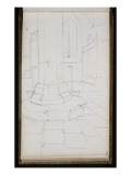 Carnet de croquis :intérieur d'église