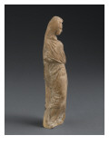 Statuette de femme debout et drapée