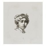 Etude d'une tête féminine