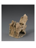 Statuette de char avec personnages tiré par quatre chevaux