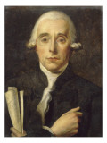 Sylvain Bailly (1736-1793)  astronome  maire de Paris  tenant le texte du Serment du Jeu de Paume
