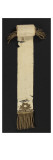Ceinture moirée ivoire brodée