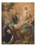 Saint Dominique et saint François implorant le Christ avec l'intercession de la Vierge
