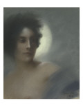 Etude de femme  ou l'Eclipse  ou Femme au croissant