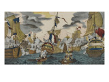 Le vengeur  combat naval