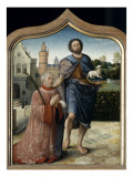 Saint Jean-Baptiste et un chanoine donateur