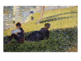 Etude pour "un dimanche après midi à l'île de la Grande Jatte"
