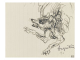 Etude de chien ou de loup