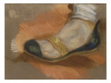 Etude d'une babouche; étude pour "La Mort de Sardanapale"; 1827-1828