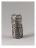 Support d'offrande tronconique orné d'un relief figurant un défilé rituel
