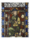 Saint Jean et saint Jacques  vitrail provenant de la chapelle du château de Rouen