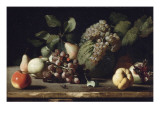 Nature morte aux raisins et à la grenade