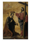 Saint Joseph couronné par le Christ