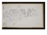 Carnet de croquis : groupe de Bretonnes