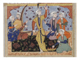 Scène galante; scène de danse; scène de boisson
