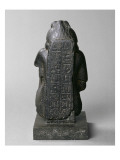 Statue d'un scribe royal et général de Ramsès II protégé par le dieu Thot sous forme de babouin