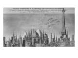 Tableau comparatif de la hauteur des monuments de toutes les parties du monde