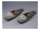 Babouches offertes à l'Impératrice lors de son voyage en Egypte en 1869
