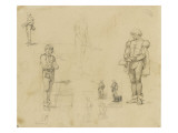 Etude de deux hommes