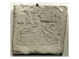 Stèle de Aamerout adorant le dieu crocodile Sobek