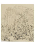 Study for Puget's Milo of Croton with King Louis Xiv