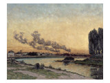 Soleil couchant à Ivry
