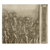 Soldats portant des trophées