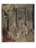 Tenture de l'Histoire de Constantin (6e pièce) : Le Baptême de Constantin