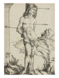 Saint Sébastien attaché à une colonne