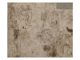 Etudes pour le Triomphe de Mardochée et le Couronnement d'Esther