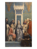 Saint Louis enseigné par sa mère